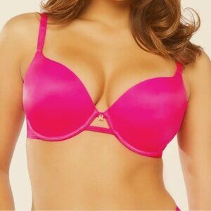 NWT Savage X Fenty Hot Pink Fuchsia Smooth Padded Everyday T-shirt Bra 36D